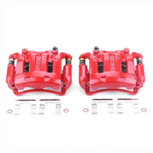 Load image into Gallery viewer, Power Stop Front Red Calipers w/Brackets - Pair fits 2000-2004 Nissan Frontier / Xterra - Main Product View