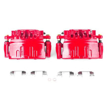Load image into Gallery viewer, Power Stop Front Red Calipers w/Brackets - Pair fits 2003-2008 Cadillac CTS / STS - Main Product View