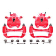 Load image into Gallery viewer, Power Stop Front Red Calipers w/Brackets - Main Product View