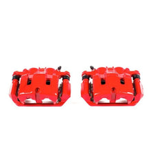 Load image into Gallery viewer, Power Stop Front Red Calipers w/Brackets - Main Product View