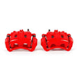 Load image into Gallery viewer, Power Stop Front Red Calipers w/Brackets - Main Product View