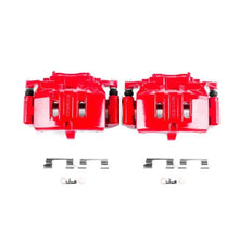 Load image into Gallery viewer, Power Stop Front Red Calipers w/Brackets - Main Product View