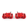 Load image into Gallery viewer, Power Stop Front Red Calipers w/Brackets Pair fits 1995-1998 Eagle Talon TSI / 1999 Mitsubishi Diamante / 1997 1998 Mitsub...