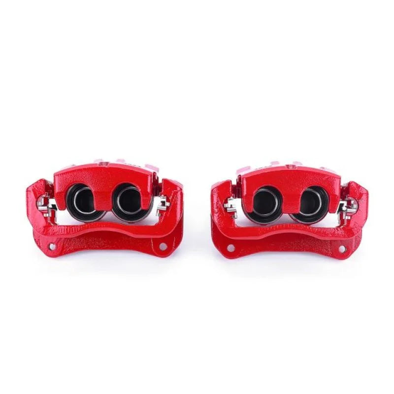 Power Stop Front Red Calipers w/Brackets Pair fits 2015-2017 Lexus NX200T / 2022-2025 Lexus NX250 / 2018-2021 Lexus NX300 ...