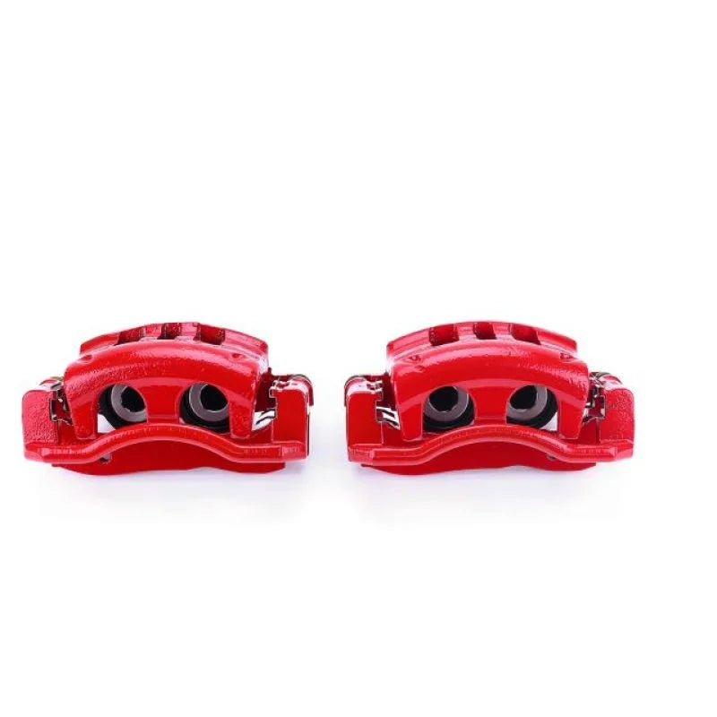 Power Stop Front Red Calipers w/Brackets Pair fits Ford Crown / 2003-2011 Ford Crown Victoria / 2003-2010 Lincoln Town Car