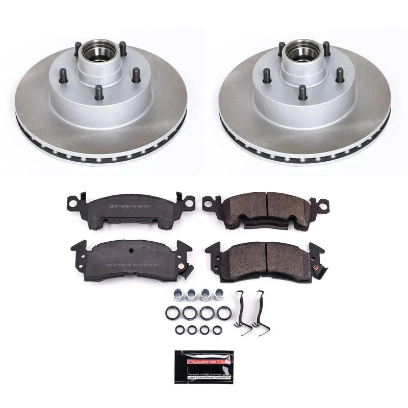 Power Stop Front Semi-Coated Rotor Kit fits 1985 Buick Electra / 1979-1981 1985 1986 Buick LeSabre / 1982-1985 Buick LeSab...
