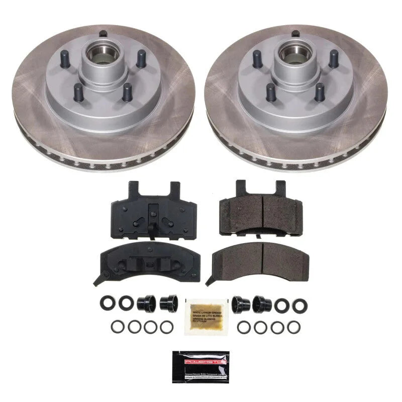 Power Stop Front Semi-Coated Rotor Kit fits 1998-2000 Chevrolet Tahoe / 2000 Chevrolet Tahoe LIMITED / GMC Yukon / 1998-19...
