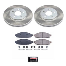 Load image into Gallery viewer, Power Stop Front Semi-Coated Rotor Kit fits 2003-2011 Ford Crown Victoria / 2003-2010 Lincoln Town Car / 2003 2004 Mercury...