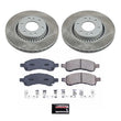 Load image into Gallery viewer, Power Stop Front Semi-Coated Rotor Kit fits 2006 2007 Buick Rainier Cxl / 2008 Chevrolet TrailBlazer / 2006 2007 Chevrolet...