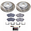 Load image into Gallery viewer, Power Stop Front Semi-Coated Rotor Kit fits 2012-2015 Mercedes-Benz C250 / 2008-2012 Mercedes-Benz C300 / 2012-2015 Merced...