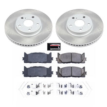 Load image into Gallery viewer, Power Stop Front Semi-Coated Rotor Kit fits 2013-2018 Lexus ES300H / 2007-2018 Lexus ES350 / 2011-2015 Toyota Avalon / 201...
