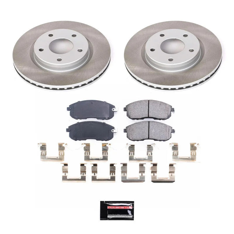 Power Stop Front Semi-Coated Rotor Kit fits 2013-2019 Nissan Sentra