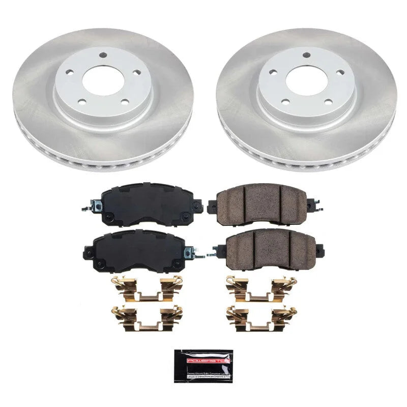 Power Stop Front Semi-Coated Rotor Kit fits 2013-2024 Nissan Altima