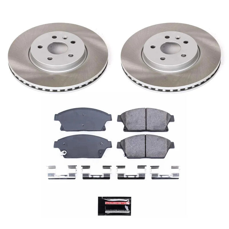 Power Stop Front Semi-Coated Rotor Kit fits 2015-2017 Chevrolet Trax