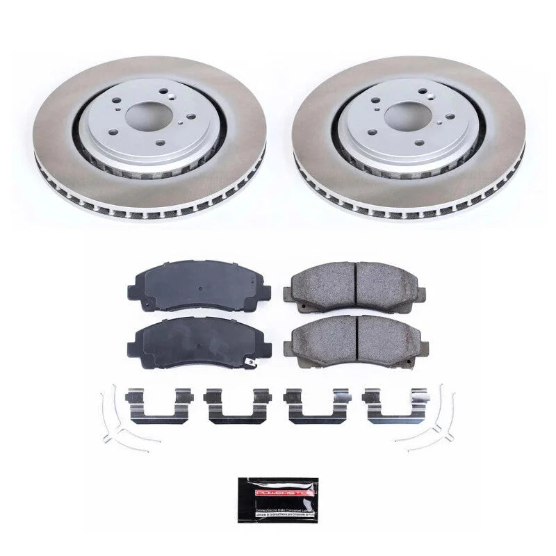 Power Stop Front Semi-Coated Rotor Kit fits 2015-2020 Acura Tlx