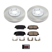 Load image into Gallery viewer, Power Stop Front Semi-Coated Rotor Kit fits 2016 Hyundai Veloster Rally Edition / 2016-2017 Hyundai Veloster Turbo / Kia F...