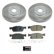 Load image into Gallery viewer, Power Stop Front Semi-Coated Rotor Kit fits 2017-2020 Lincoln Continental