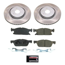 Load image into Gallery viewer, Power Stop Front Semi-Coated Rotor Kit fits 2019-2021 Ford Edge ST / Lincoln Nautilus / 2019-2021 Lincoln Nautilus Black L...