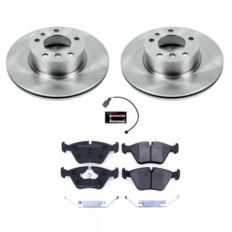 Power Stop Front Track Day SPEC Brake Kit fits 1990-1995 BMW 525I / 1993 BMW 525IT / 1994-1995 BMW 530I / 1990-1993 BMW 535I