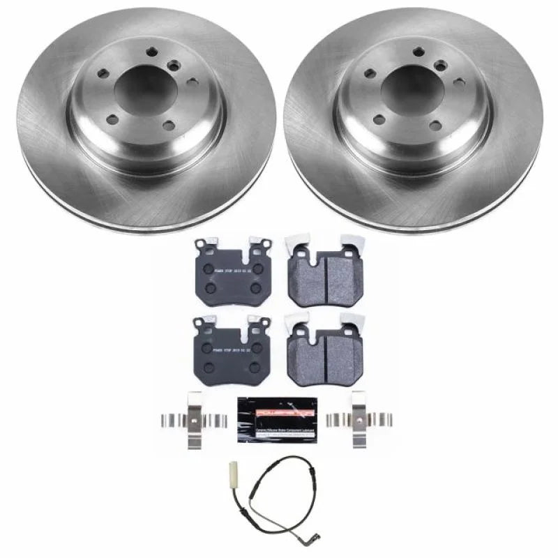 Power Stop Front Track Day SPEC Brake Kit fits 2008-2010 BMW 135I - Main Product View