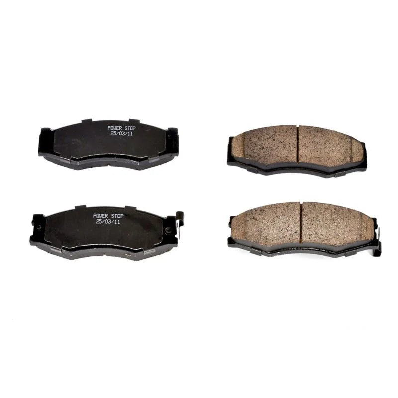 Power Stop Front Z16 Ceramic Brake Pads fits 1990-1992 Infiniti M30 / 1987 1988 Nissan 200SX / 1984-1989 Nissan 300ZX / 19...