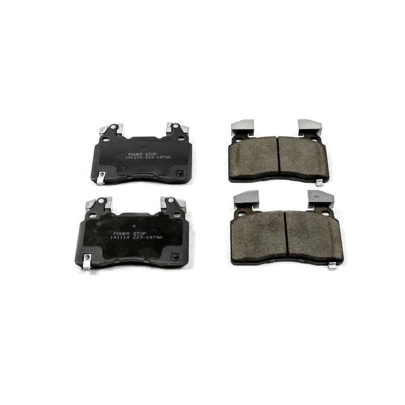 Power Stop Front Z16 Ceramic Brake Pads fits 2014-2019 Cadillac CTS / 2015 2016 Cadillac CTS Performance / 2018 Cadillac C...