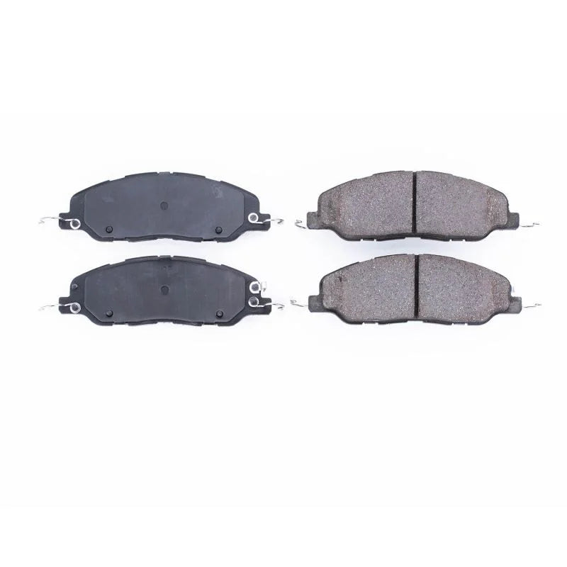 Power Stop Front Z16 Evolution Ceramic Brake Pads fits 2011-2014 Ford Mustang - Main Product View