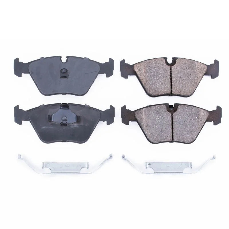 Power Stop Front Z17 Ceramic Brake Pads w/Hardware fits 1989-1991 Audi 200 / 1989-1991 Audi 200 Quattro / 1989-1995 BMW 52...
