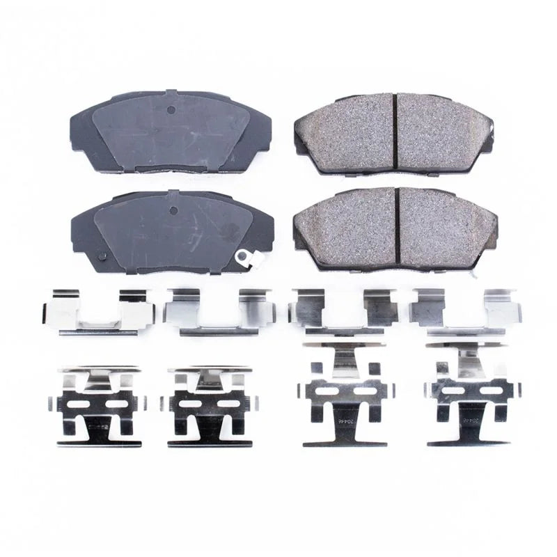 Power Stop Front Z17 Ceramic Brake Pads w/Hardware fits 1990-1993 Acura Integra GS / 1992 1993 Acura Integra GS-R / 1986-1...