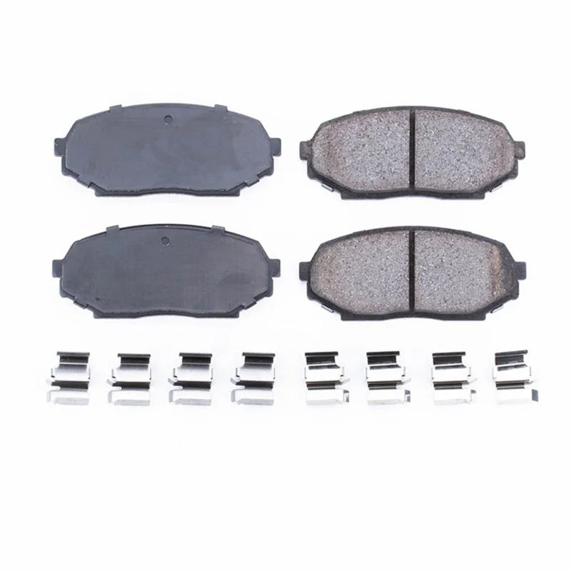 Power Stop Front Z17 Ceramic Brake Pads w/Hardware fits 1990-1993 Geo Storm / 1990-1992 Isuzu Impulse / 1991-1993 Isuzu St...