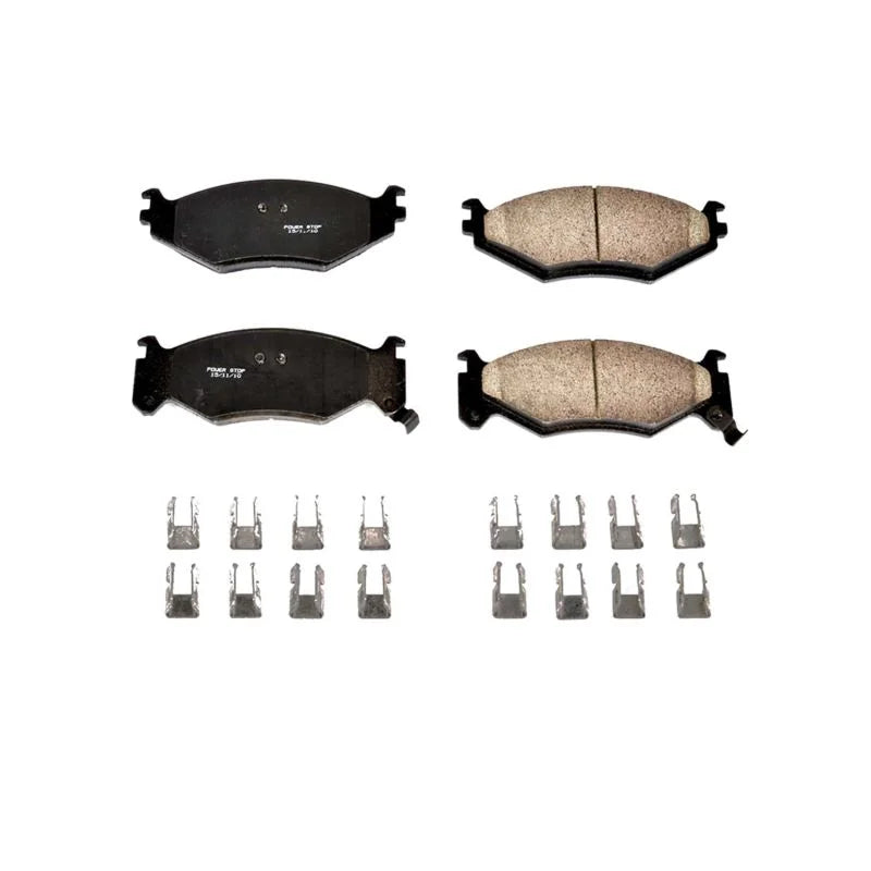 Power Stop Front Z17 Ceramic Brake Pads w/Hardware fits 1991 1992 Chrysler Daytona / 1991-1994 Chrysler LeBaron / 1991-199...