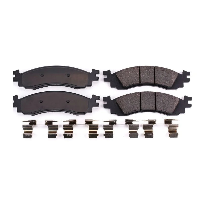 Power Stop Front Z17 Ceramic Brake Pads w/Hardware fits 2006-2010 Ford Explorer Eddie / 2006 Ford Explorer / 2007-2010 For...