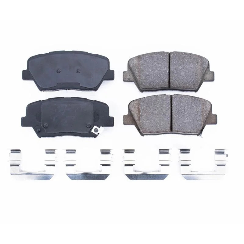 Power Stop Front Z17 Ceramic Brake Pads w/Hardware fits 2012-2017 Hyundai Azera / 2014-2017 Hyundai Azera LIMITED / 2010-2...