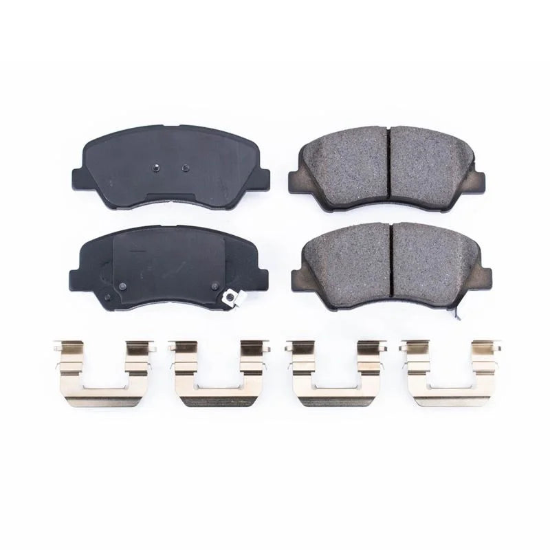 Power Stop Front Z17 Ceramic Brake Pads w/Hardware fits 2015-2018 Hyundai Accent / 2012-2015 Hyundai Accent Gls / 2012-201...