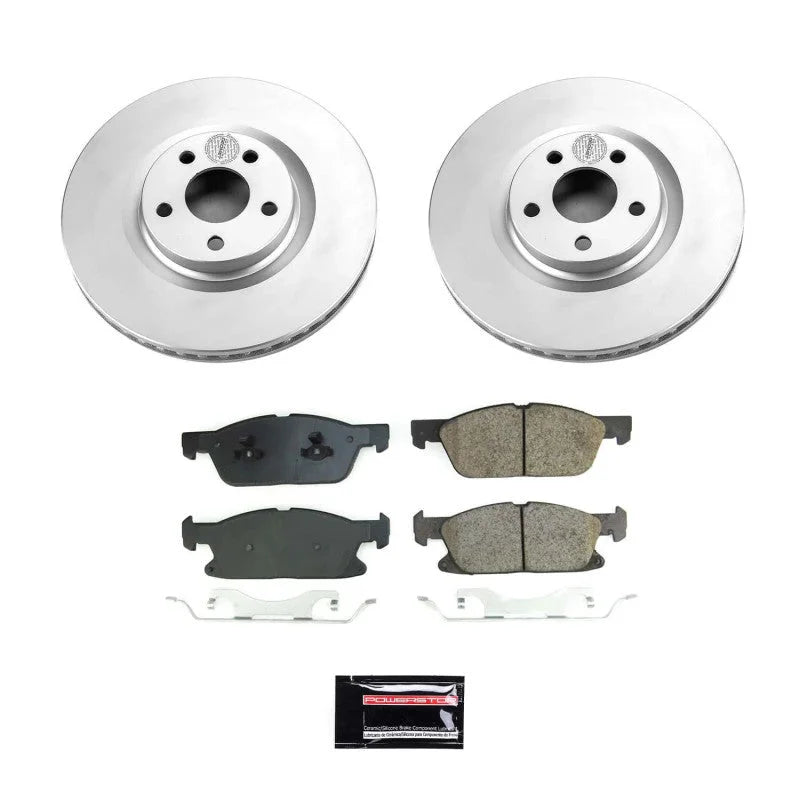 Power Stop Front Z17 Coated Brake Kit fits 2017-2020 Lincoln Continental