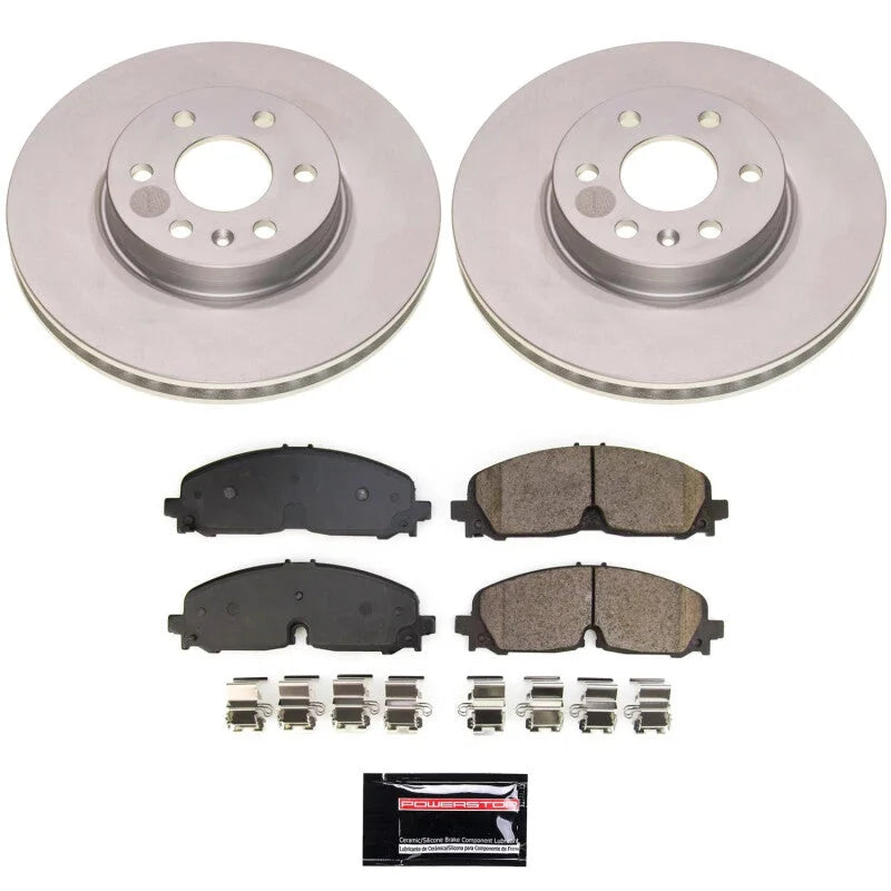 Power Stop Front Z17 Coated Brake Kit fits 2021-2022 Chevrolet Colorado LT / 2021-2022 GMC Canyon AT4