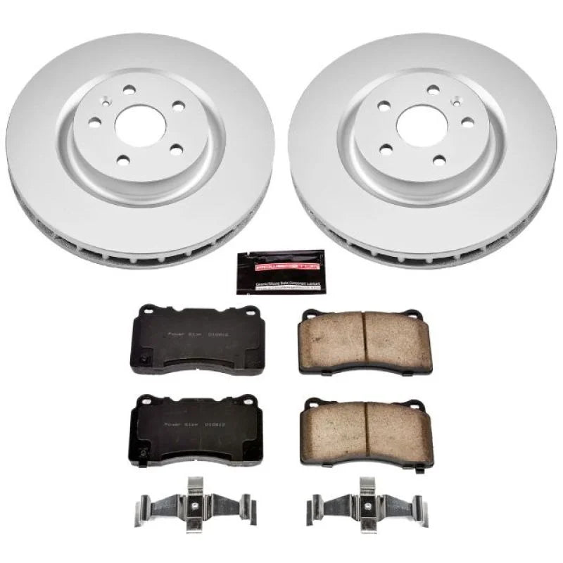 Power Stop Front Z17 EVOLUTION GEOMET Coated Brake Kit fits 2012-2013 Buick Regal / 2009 Pontiac G8 GXP - Main Product View