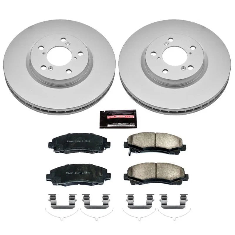 Power Stop Front Z17 EVOLUTION GEOMET Coated Brake Kit fits 2012-2014 Honda Ridgeline - Main Product View