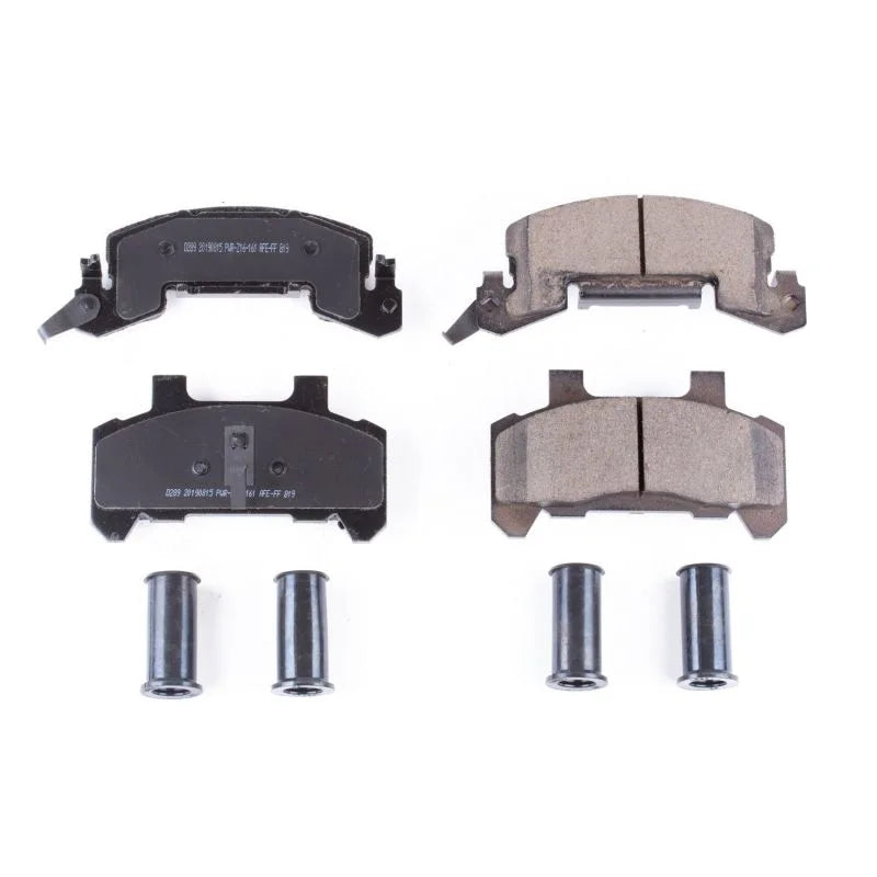 Power Stop Front Z17 Evolution Ceramic Brake Pads w/Hardware fits 1982-1989 Buick Skyhawk / 1980-1991 Cadillac / Chevrolet