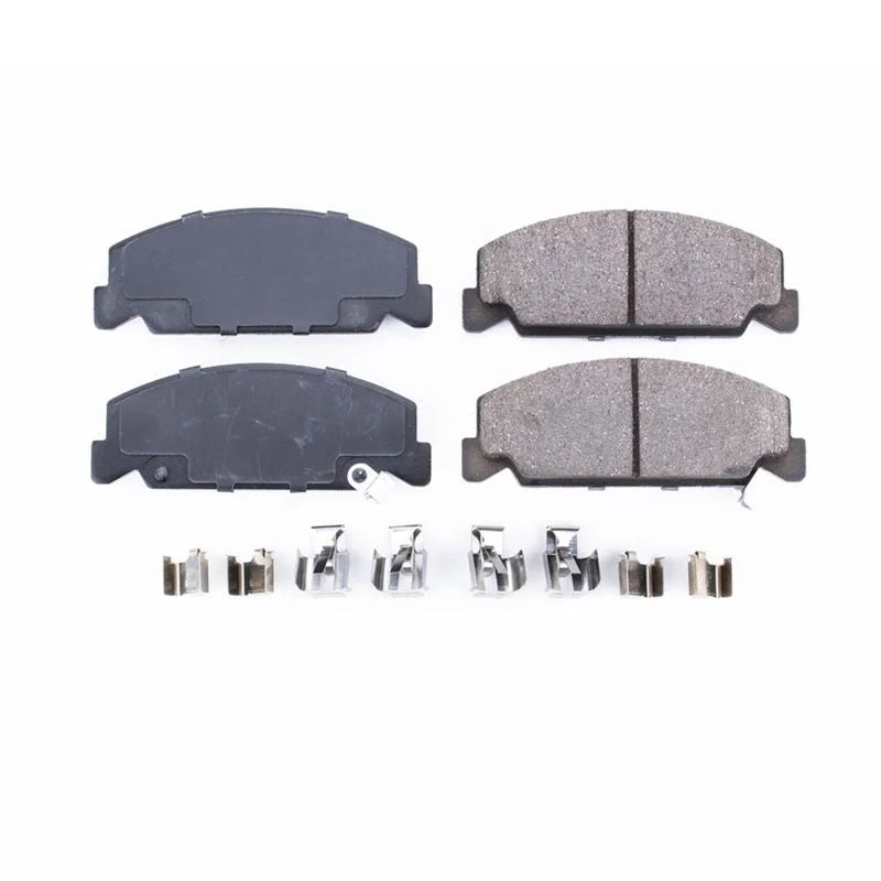 Power Stop Front Z17 Evolution Ceramic Brake Pads w/Hardware fits 1984-1985 Honda Accord / 1988-1989 Honda CRX / 1988-2000...