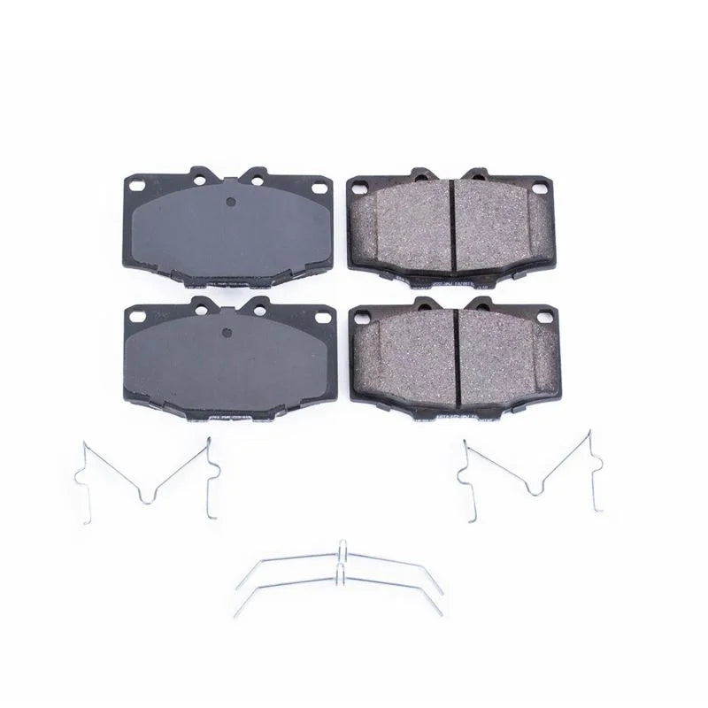 Power Stop Front Z17 Evolution Ceramic Brake Pads w/Hardware fits 1986-1988 Toyota 4RUNNER / 1976-1989 Toyota Land Cruiser...