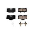 Load image into Gallery viewer, Power Stop Front Z17 Evolution Ceramic Brake Pads w/Hardware fits 1991-1998 Toyota 4RUNNER / T100 - Main Product View