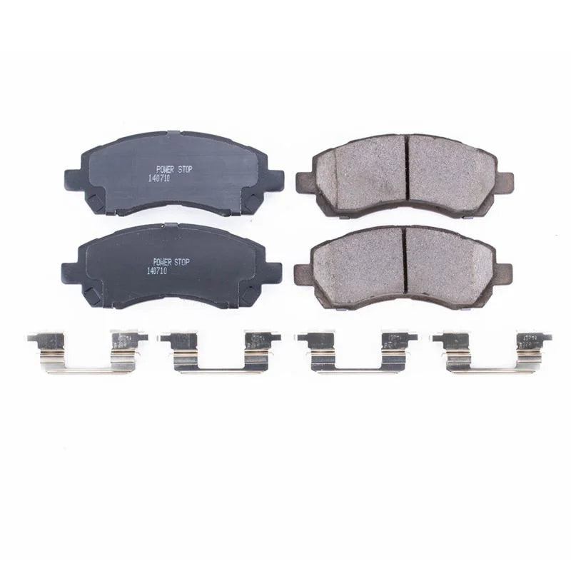 Power Stop Front Z17 Evolution Ceramic Brake Pads w/Hardware fits 1997-2001 Subaru Impreza / Legacy - Main Product View