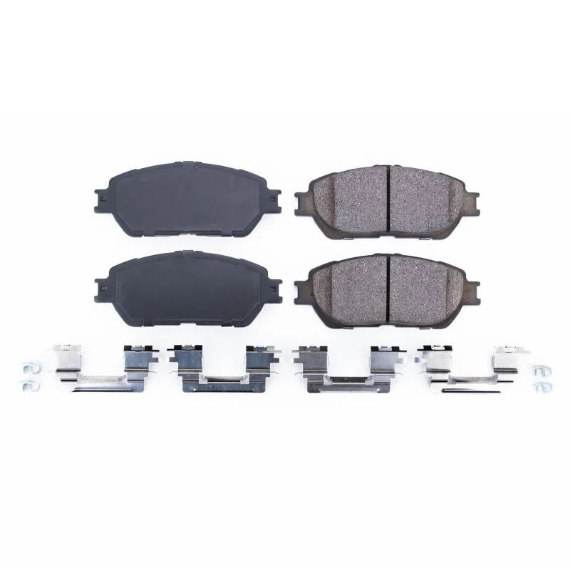 Power Stop Front Z17 Evolution Ceramic Brake Pads w/Hardware fits 2005-2007 Toyota Avalon / 2005-2006 Toyota Camry / 2004-...