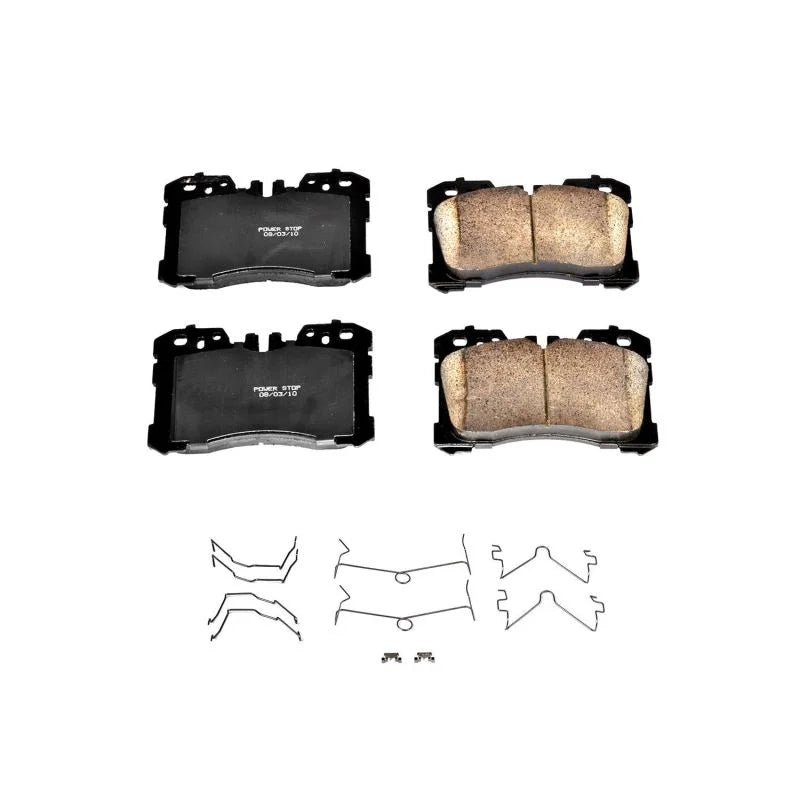 Power Stop Front Z17 Evolution Ceramic Brake Pads w/Hardware fits 2007-2017 Lexus LS460 / 2019-2023 Lexus LS500 / 2018-202...