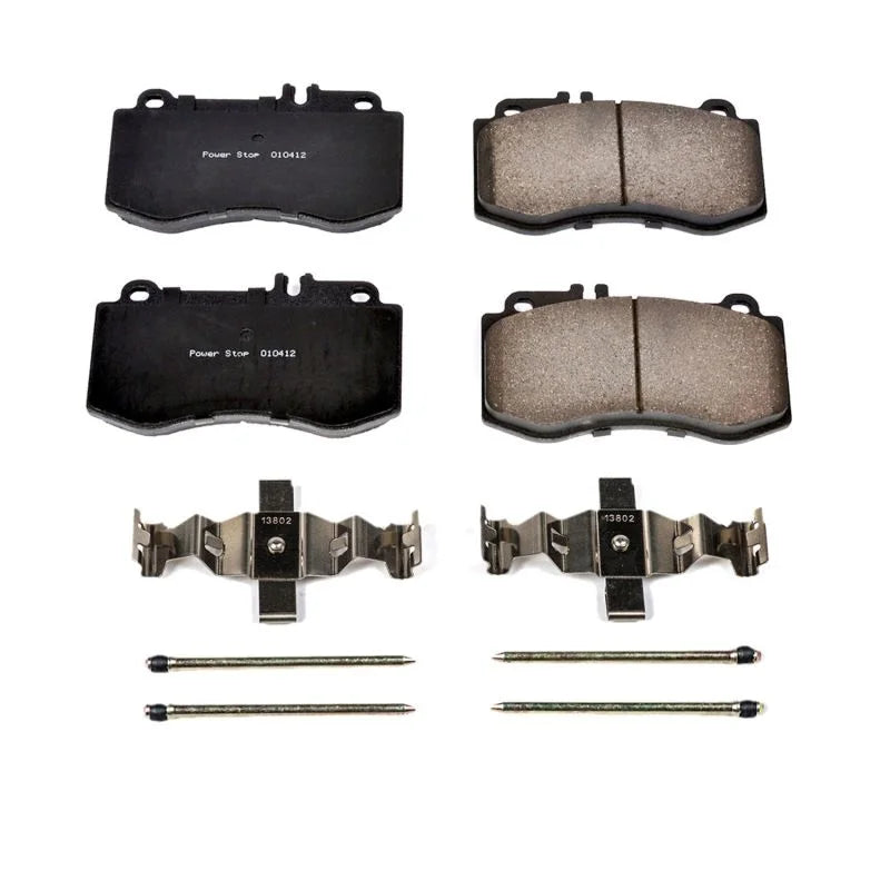 Power Stop Front Z17 Evolution Ceramic Brake Pads w/Hardware fits 2010-2016 Mercedes-Benz E350 / E550 - Main Product View