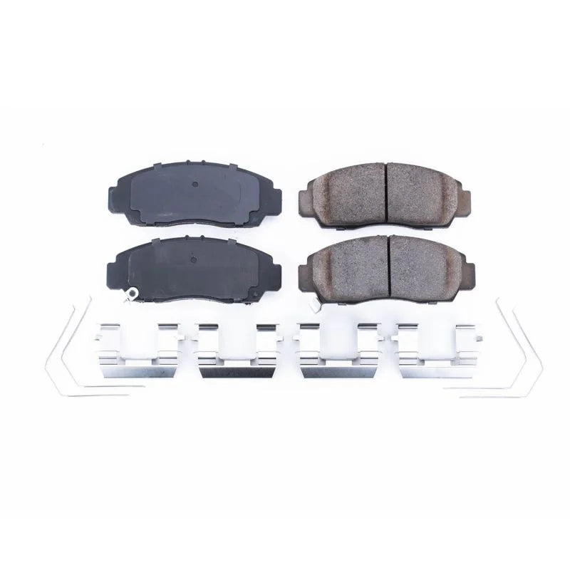 Power Stop Front Z17 Evolution Ceramic Brake Pads w/Hardware fits 2011-2014 Acura TSX / 2012-2014 Acura TSX Special Editio...