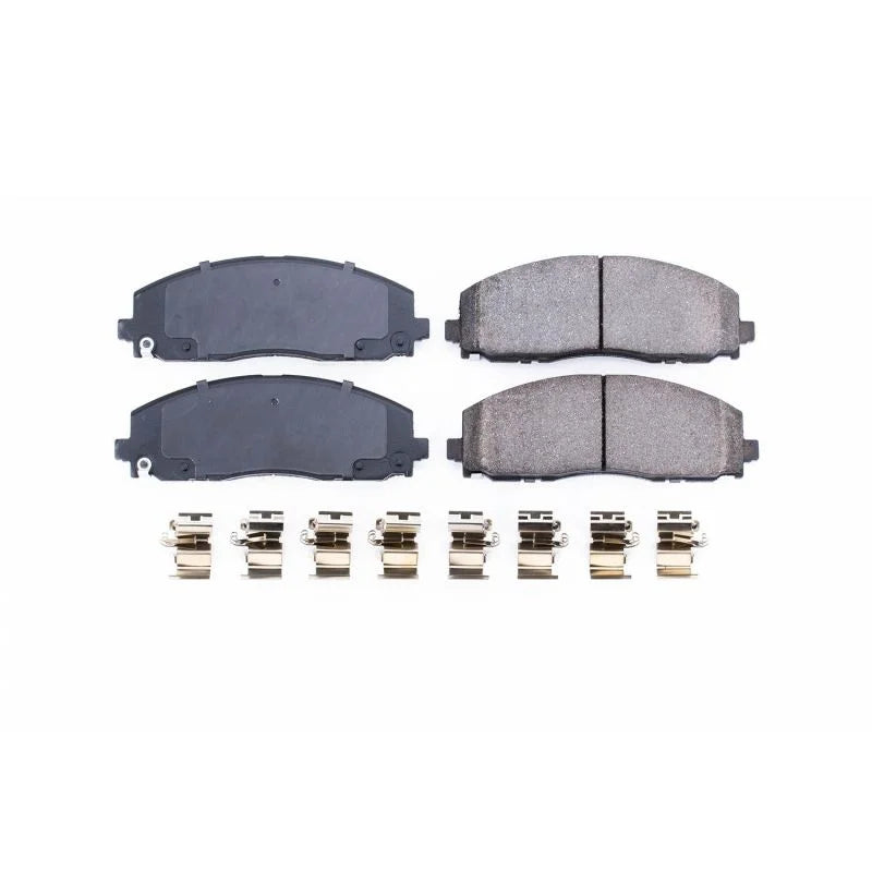Power Stop Front Z17 Evolution Ceramic Brake Pads w/Hardware fits 2012-2025 Chrysler / Dodge / Jeep - Main Product View