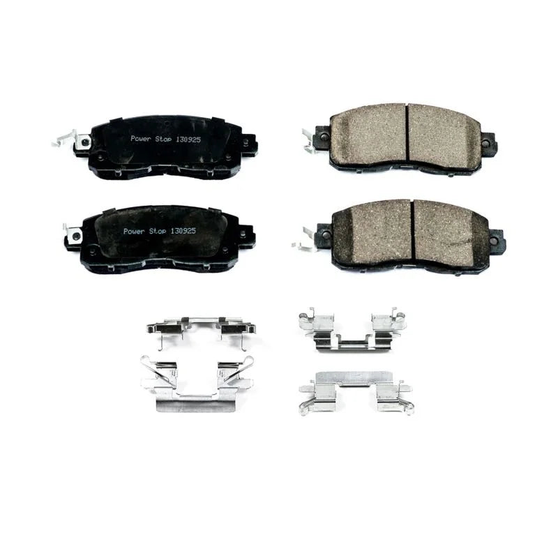 Power Stop Front Z17 Evolution Ceramic Brake Pads w/Hardware fits 2013-2020 2024-2025 Nissan Altima / Leaf - Main Product ...