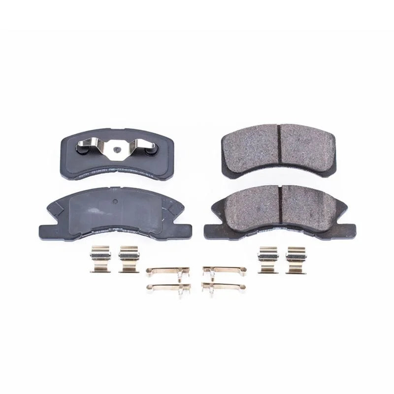 Power Stop Front Z17 Evolution Ceramic Brake Pads w/Hardware fits 2014-2015 2017-2024 Mitsubishi Mirage / Mirage G4 - Main...